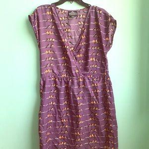 Funky bird themed dress